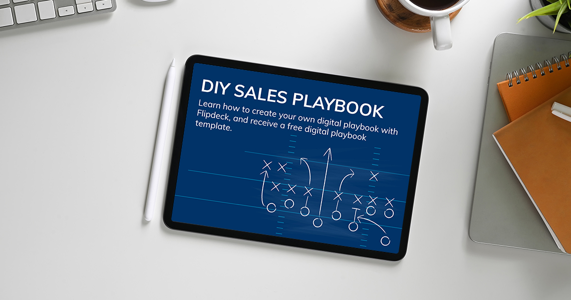 concept of a digital playbook on a tablet