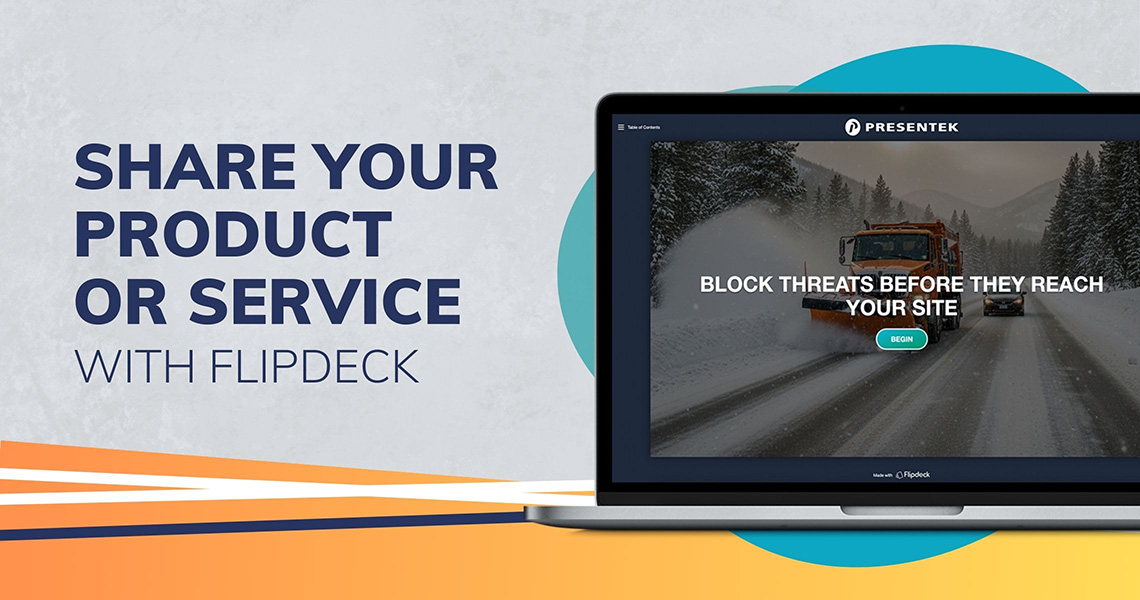 How to Explain a New Product/Service Using Flipdeck
