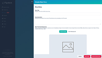 Flipdeck Stories personalization
