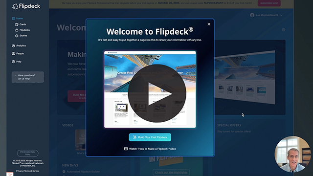 how to use flipdeck thumbnail