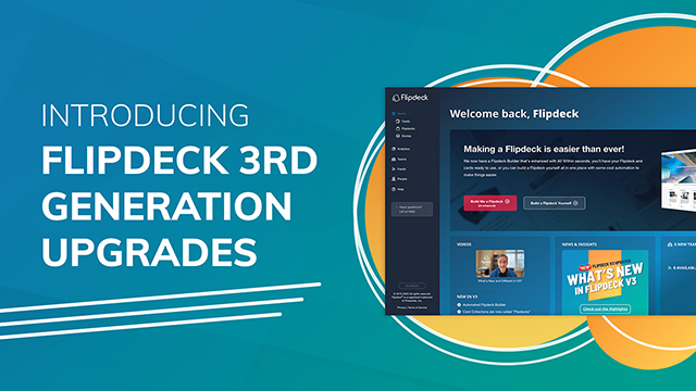 graphic of Flipdeck 3rd generation features